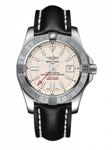 Breitling Avenger II GMT Stainless Steel / Stratus Silver / Calf / Pin A3239011/G778/435X/A20BA.1 Breitling Avenger II GMT Stainless Steel / Stratus Silver / Calf / Pin A3239011/G778/435X/A20BA.1