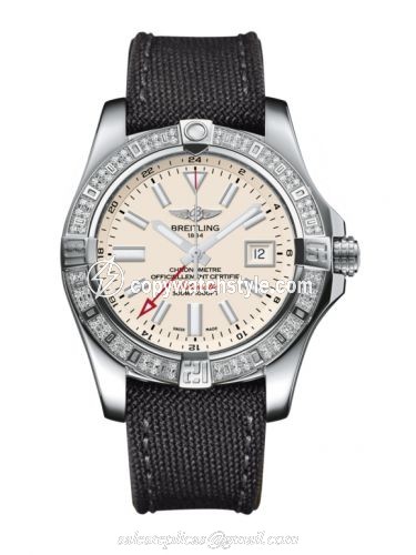Breitling Avenger II GMT Stainless Steel / Diamond / Stratus Silver / Military A3239053.G778.109W Breitling Avenger II GMT Stainless Steel / Diamond / Stratus Silver / Military A3239053.G778.109W