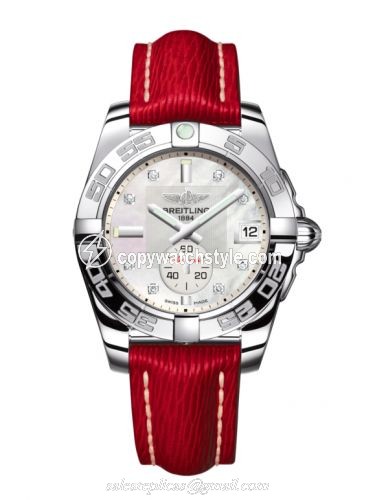 Breitling Galactic 36 Automatic Stainless Steel / Pearl Diamond / Sahara A3733012/A717/214X/A16BA.1 Breitling Galactic 36 Automatic Stainless Steel / Pearl Diamond / Sahara A3733012/A717/214X/A16BA.1