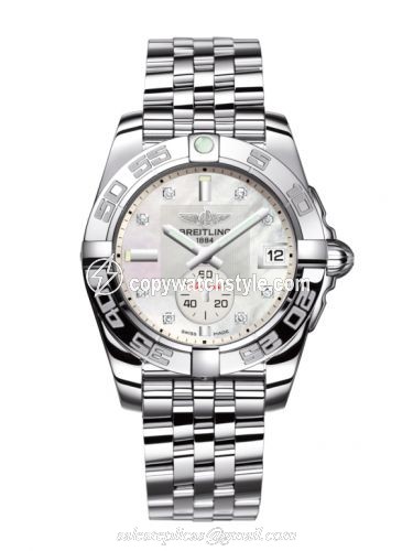 Breitling Galactic 36 Automatic Stainless Steel / Pearl Diamond / Bracelet A37330121A1A1 Breitling Galactic 36 Automatic Stainless Steel / Pearl Diamond / Bracelet A37330121A1A1