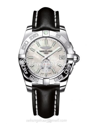 Breitling Galactic 36 Automatic Stainless Steel / Pearl / Calf A3733012/A788/414X/A16BA.1 Breitling Galactic 36 Automatic Stainless Steel / Pearl / Calf A3733012/A788/414X/A16BA.1