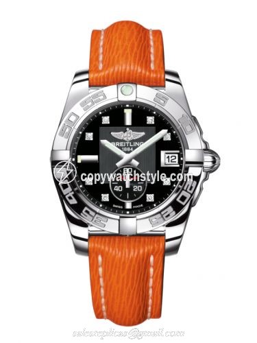 Breitling Galactic 36 Automatic Stainless Steel / Volcano Black Diamond / Sahara A3733012/BD02/217X/A16BA.1