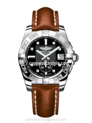 Breitling Galactic 36 Automatic Stainless Steel / Volcano Black Diamond / Calf A3733012/BD02/412X/A16BA.1 Breitling Galactic 36 Automatic Stainless Steel / Volcano Black Diamond / Calf A3733012/BD02/412X/A16BA.1