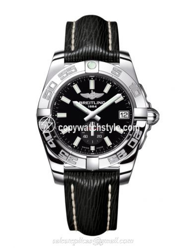 Breitling Galactic 36 Automatic Stainless Steel / Onyx Black / Sahara A37330121B1X1