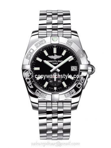Breitling Galactic 36 Automatic Stainless Steel / Onyx Black / Bracelet A37330121B1A1