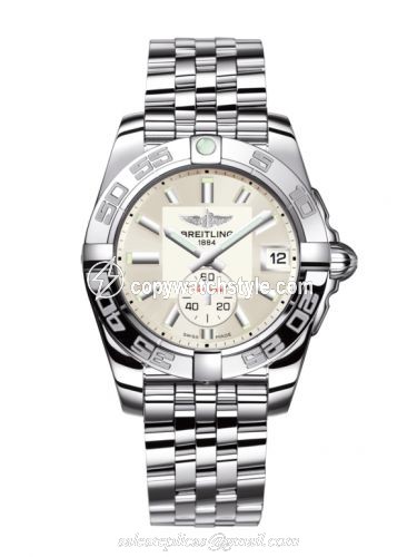 Breitling Galactic 36 Automatic Stainless Steel / Stratus Silver / Bracelet A37330121G1A1
