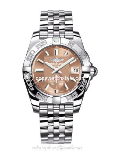 Breitling Galactic 36 Automatic Stainless Steel / Copperhead Bronze / Bracelet A3733012/Q582/376A Breitling Galactic 36 Automatic Stainless Steel / Copperhead Bronze / Bracelet A3733012/Q582/376A