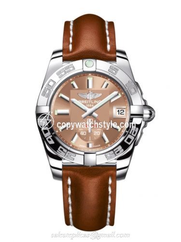 Breitling Galactic 36 Automatic Stainless Steel / Copperhead Bronze / Calf A3733012/Q582/412X/A16BA.1 Breitling Galactic 36 Automatic Stainless Steel / Copperhead Bronze / Calf A3733012/Q582/412X/A16BA.1