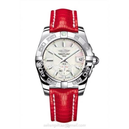 Breitling Galactic 36 Automatic Stainless Steel / Pearl / Teju A3733012/A716/114Z/A16BA.1 Breitling Galactic 36 Automatic Stainless Steel / Pearl / Teju A3733012/A716/114Z/A16BA.1