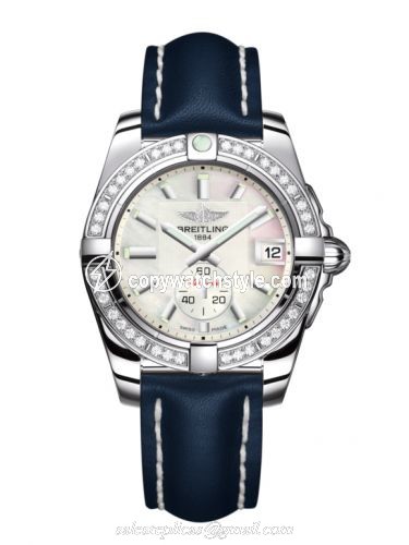 Breitling Galactic 36 Automatic Stainless Steel / Diamond / Pearl / Calf A3733053/A716/194X/A16BA.1 Breitling Galactic 36 Automatic Stainless Steel / Diamond / Pearl / Calf A3733053/A716/194X/A16BA.1