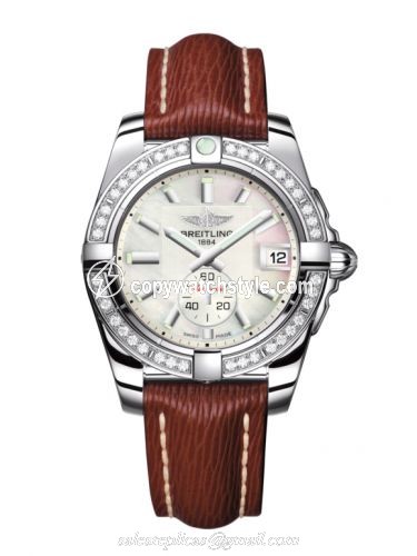 Breitling Galactic 36 Automatic Stainless Steel / Diamond / Pearl / Sahara A3733053/A716/216X/A16BA.1 Breitling Galactic 36 Automatic Stainless Steel / Diamond / Pearl / Sahara A3733053/A716/216X/A16BA.1