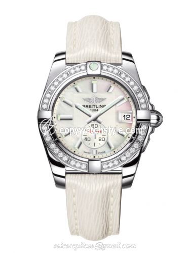 Breitling Galactic 36 Automatic Stainless Steel / Diamond / Pearl / Sahara A3733053/A716/236X/A16BA.1