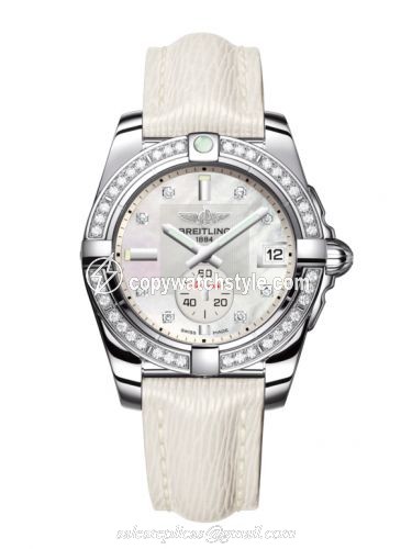 Breitling Galactic 36 Automatic Stainless Steel / Diamond / Pearl Diamond / Sahara A3733053/A717/236X/A16BA.1