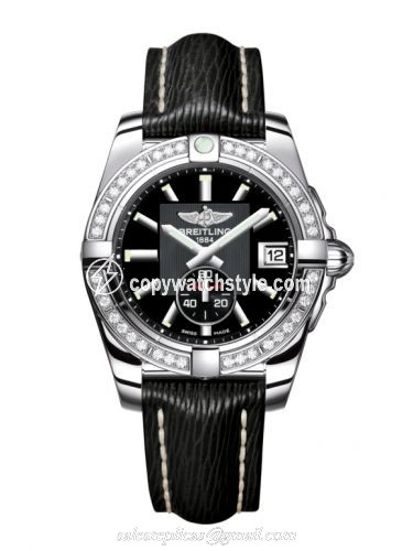 Breitling Galactic 36 Automatic Stainless Steel / Diamond / Volcano Black / Sahara A3733053/BA33/213X/A16BA.1 Breitling Galactic 36 Automatic Stainless Steel / Diamond / Volcano Black / Sahara A3733053/BA33/213X/A16BA.1