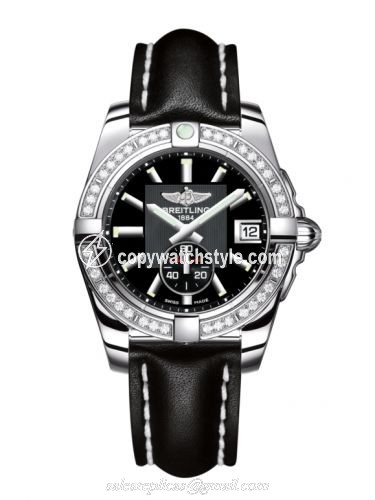 Breitling Galactic 36 Automatic Stainless Steel / Diamond / Volcano Black / Calf A3733053/BA33/414X/A16BA.1 Breitling Galactic 36 Automatic Stainless Steel / Diamond / Volcano Black / Calf A3733053/BA33/414X/A16BA.1