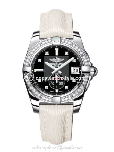 Breitling Galactic 36 Automatic Stainless Steel / Diamond / Volcano Black Diamond / Sahara A3733053/BD02/236X/A16BA.1