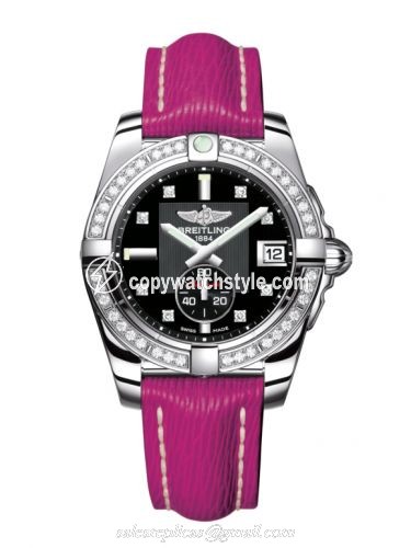 Breitling Galactic 36 Automatic Stainless Steel / Diamond / Volcano Black Diamond / Sahara A3733053/BD02/242X/A16BA.1