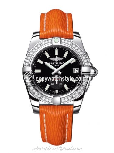 Breitling Galactic 36 Automatic Stainless Steel / Diamond / Onyx Black / Sahara A3733053/BE77/217X/A16BA.1 Breitling Galactic 36 Automatic Stainless Steel / Diamond / Onyx Black / Sahara A3733053/BE77/217X/A16BA.1