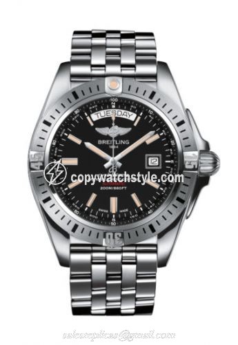 Breitling Galactic 44 Black A45320B9.BD42.375A