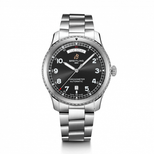 Breitling Navitimer 8 Automatic Day & Date 41 Stainless Steel / Black / Bracelet A45330101B1A1