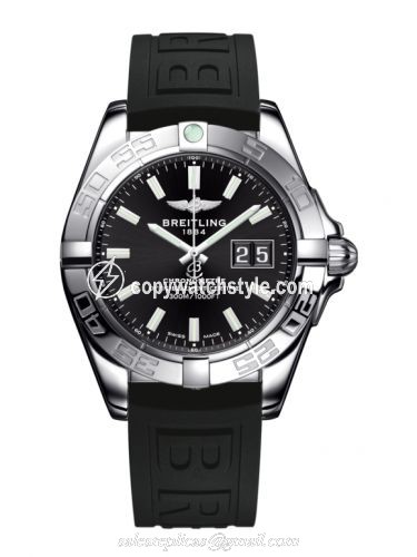 Breitling Galactic 41 Stainless Steel / Onyx Black / Rubber A49350L2.BE58.150S Breitling Galactic 41 Stainless Steel / Onyx Black / Rubber A49350L2.BE58.150S