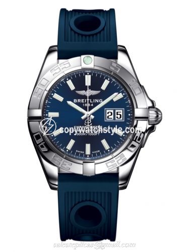 Breitling Galactic 41 Stainless Steel / Horizon Blue / Rubber A49350L2.C929.203S Breitling Galactic 41 Stainless Steel / Horizon Blue / Rubber A49350L2.C929.203S