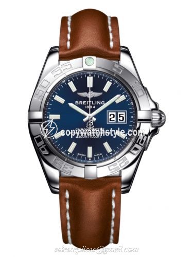 Breitling Galactic 41 Stainless Steel / Horizon Blue / Calf A49350L2.C929.425X Breitling Galactic 41 Stainless Steel / Horizon Blue / Calf A49350L2.C929.425X