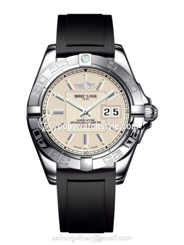 Breitling Galactic 41 Stainless Steel / Sierra Silver / Rubber A49350L2.G699.132S Breitling Galactic 41 Stainless Steel / Sierra Silver / Rubber A49350L2.G699.132S