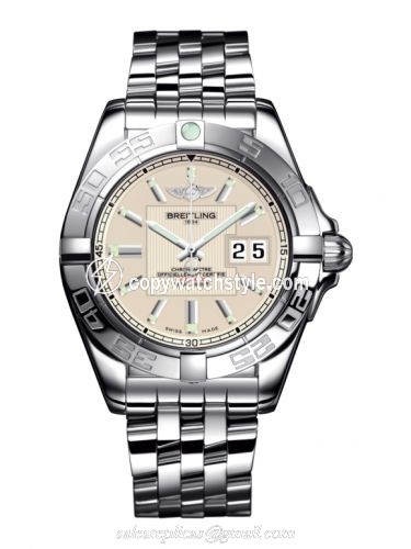 Breitling Galactic 41 Stainless Steel / Sierra Silver / Bracelet A49350L2.G699.366A Breitling Galactic 41 Stainless Steel / Sierra Silver / Bracelet A49350L2.G699.366A
