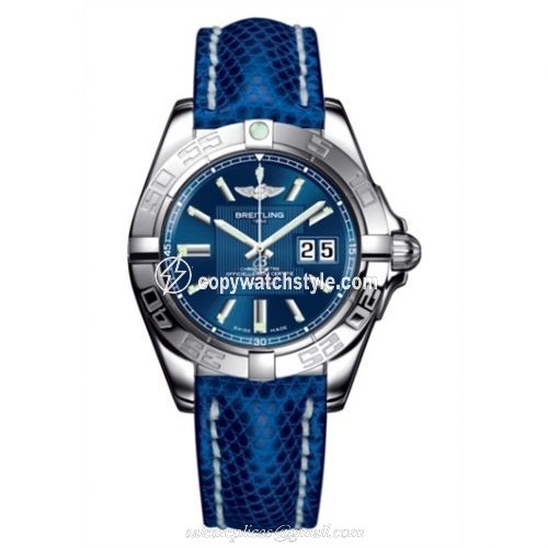 Breitling Galactic 41 Stainless Steel / Metallica Blue / Teju A49350L2.C806.143Z Breitling Galactic 41 Stainless Steel / Metallica Blue / Teju A49350L2.C806.143Z