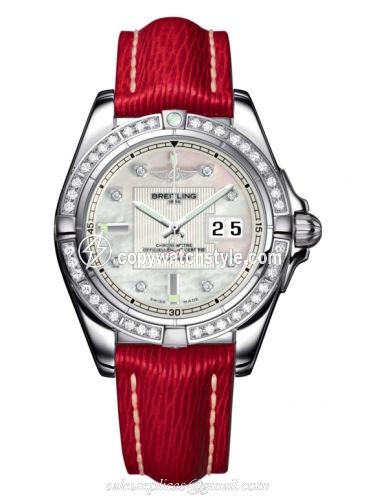 Breitling Galactic 41 Stainless Steel / Diamond / Pearl Diamond / Sahara A49350LA.A702.219X Breitling Galactic 41 Stainless Steel / Diamond / Pearl Diamond / Sahara A49350LA.A702.219X