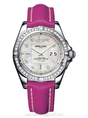 Breitling Galactic 41 Stainless Steel / Diamond / Pearl Diamond / Sahara A49350LA.A702.243X Breitling Galactic 41 Stainless Steel / Diamond / Pearl Diamond / Sahara A49350LA.A702.243X