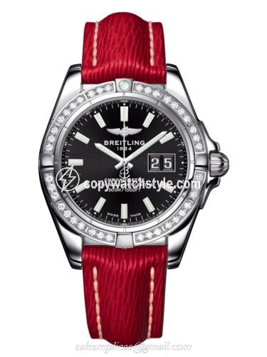 Breitling Galactic 41 Stainless Steel / Diamond / Onyx Black / Sahara A49350LA.BE58.219X Breitling Galactic 41 Stainless Steel / Diamond / Onyx Black / Sahara A49350LA.BE58.219X