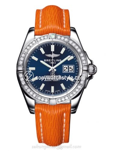 Breitling Galactic 41 Stainless Steel / Diamond / Horizon Blue / Sahara A49350LA.C929.204X Breitling Galactic 41 Stainless Steel / Diamond / Horizon Blue / Sahara A49350LA.C929.204X