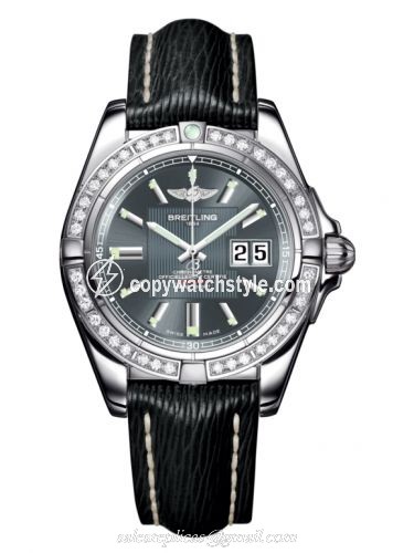 Breitling Galactic 41 Stainless Steel / Diamond / Tomcat Gray / Sahara A49350LA.F549.218X Breitling Galactic 41 Stainless Steel / Diamond / Tomcat Gray / Sahara A49350LA.F549.218X