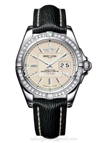 Breitling Galactic 41 Stainless Steel / Diamond / Sierra Silver / Sahara A49350LA.G699.218X Breitling Galactic 41 Stainless Steel / Diamond / Sierra Silver / Sahara A49350LA.G699.218X