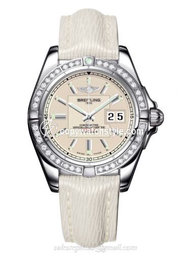 Breitling Galactic 41 Stainless Steel / Diamond / Sierra Silver / Sahara A49350LA.G699.237X Breitling Galactic 41 Stainless Steel / Diamond / Sierra Silver / Sahara A49350LA.G699.237X