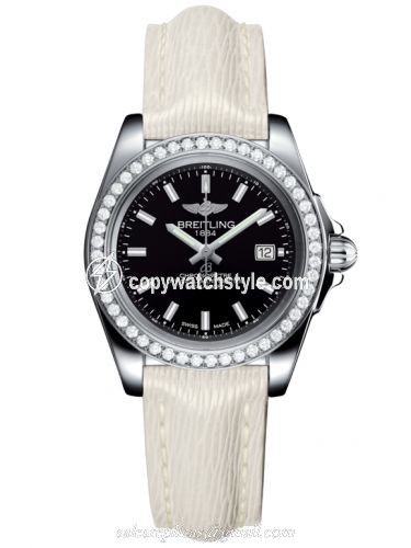 Breitling Galactic 32 Sleek Edition Stainless Steel / Diamond / Trophy Black / Sahara A7133053/BF62/235X/A14BA.1 Breitling Galactic 32 Sleek Edition Stainless Steel / Diamond / Trophy Black / Sahara A7133053/BF62/235X/A14BA.1