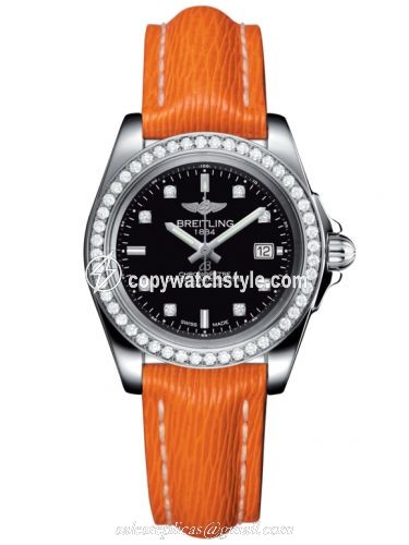 Breitling Galactic 32 Sleek Edition Stainless Steel / Diamond / Trophy Black Diamond / Sahara A7133053/BF63/212X/A14BA.1 Breitling Galactic 32 Sleek Edition Stainless Steel / Diamond / Trophy Black Diamond / Sahara A7133053/BF63/212X/A14BA.1