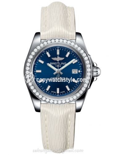 Breitling Galactic 32 Sleek Edition Stainless Steel / Diamond / Horizon Blue / Sahara A7133053/C951/235X/A14BA.1 Breitling Galactic 32 Sleek Edition Stainless Steel / Diamond / Horizon Blue / Sahara A7133053/C951/235X/A14BA.1