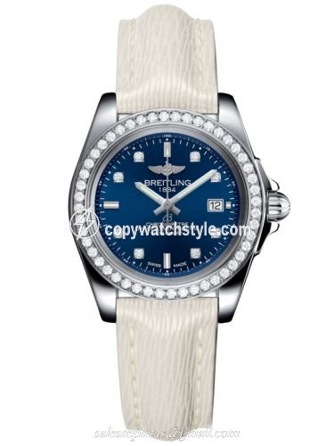 Breitling Galactic 32 Sleek Edition Stainless Steel / Diamond / Horizon Blue Diamond / Sahara A7133053/C966/235X/A14BA.1