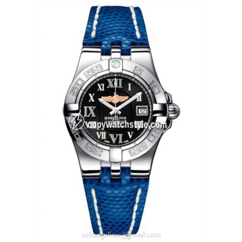 Breitling Galactic 30 Black / Roman / Blue Teju A71340L2.B950.163Z Breitling Galactic 30 Black / Roman / Blue Teju A71340L2.B950.163Z
