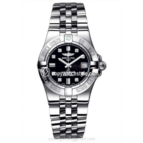 Breitling Galactic 30 Black / Diamond / Bracelet A71340L2.BA14.368A Breitling Galactic 30 Black / Diamond / Bracelet A71340L2.BA14.368A