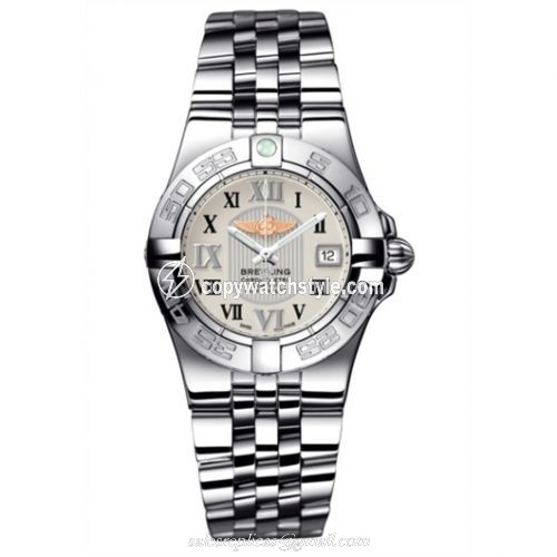 Breitling Galactic 30 Silver / Roman / Bracelet A71340L2.G670.368A Breitling Galactic 30 Silver / Roman / Bracelet A71340L2.G670.368A