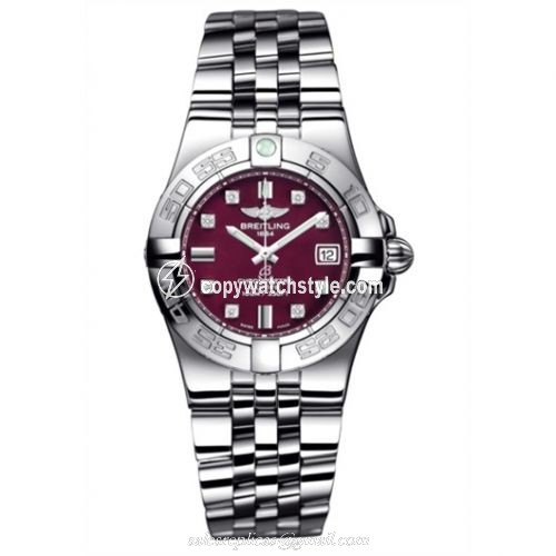 Breitling Galactic 30 Red / Diamond / Bracelet A71340L2.K525.368A Breitling Galactic 30 Red / Diamond / Bracelet A71340L2.K525.368A