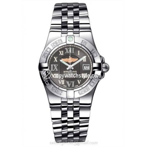 Breitling Galactic 30 Grey / Roman / Bracelet A71340L2.M523.368A