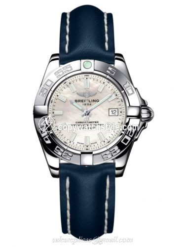 Breitling Galactic 32 Stainless Steel / Pearl / Calf A71356L2.A787.116X Breitling Galactic 32 Stainless Steel / Pearl / Calf A71356L2.A787.116X