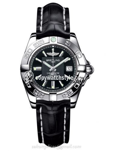 Breitling Galactic 32 Stainless Steel / Trophy Black / Croco A71356L2.BA10.777P Breitling Galactic 32 Stainless Steel / Trophy Black / Croco A71356L2.BA10.777P