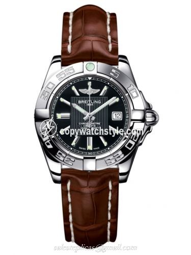 Breitling Galactic 32 Stainless Steel / Trophy Black / Croco A71356L2.BA10.778P Breitling Galactic 32 Stainless Steel / Trophy Black / Croco A71356L2.BA10.778P
