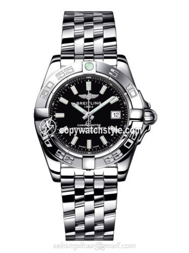 Breitling Galactic 32 Stainless Steel / Onyx Black / Bracelet A71356L2.BE76.367A